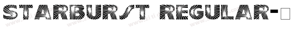 Starburst Regular字体转换